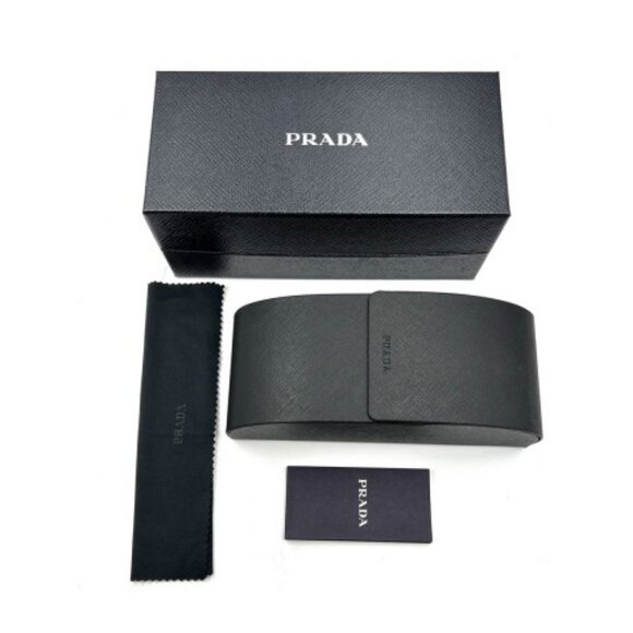 NEW PRADA SUNGLASSES PRA59S 1AB60G WOMEN BLACK SPR A59 EYEWEAR PRA 59S 1AB60G - Picture 3 of 3